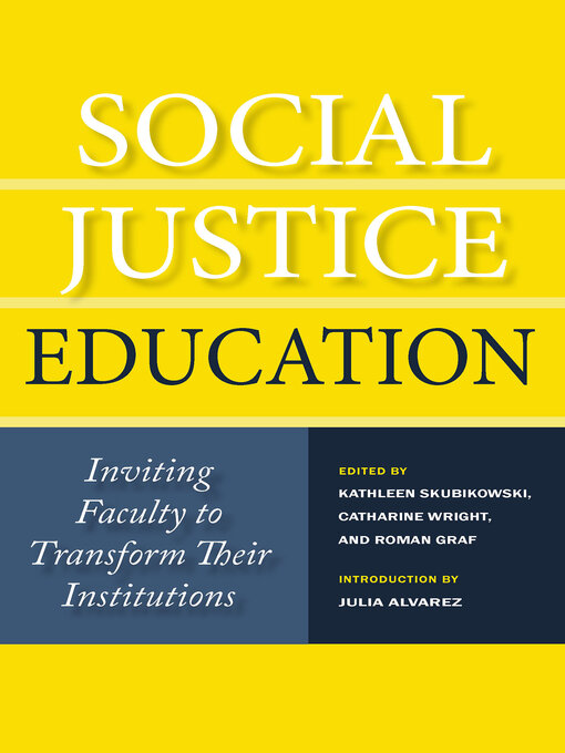 Title details for Social Justice Education by Kathleen Skubikowski - Available